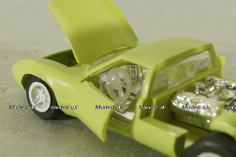 Chevrolet Corvette Astro 2, 1968г., салатовый, Ремейк 1:43