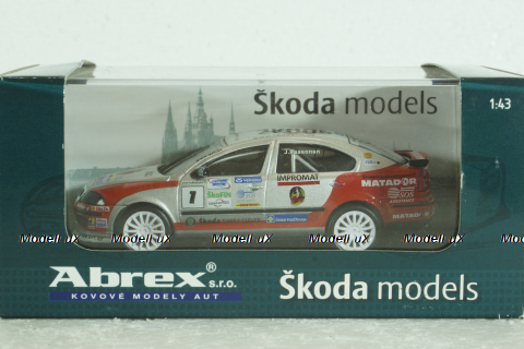 Skoda Octavia A5 Cup 2005, #1 J.Paasonen, 143XAB602Tb, Abrex 1:43