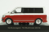 Volkswagen T6 Multivan 2015, red/white, IXO 1:43