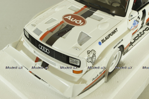 Audi Quattro S1, Pikes Peak Winner 1987 #1, W.Röhrl, white, 88700, Autoart 1:18