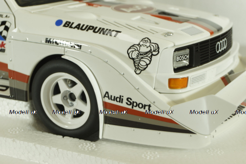 Audi Quattro S1, Pikes Peak Winner 1987 #1, W.Röhrl, white, 88700, Autoart 1:18