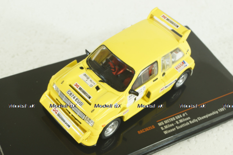 MG Metro 6R4, #1, Scottish Rally Championship Winner, D.Milne/B.Wilson, 1991, RAC362, IXO 1:43