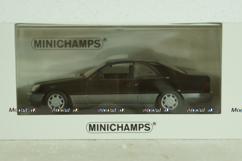 Mercedes 600 SEC C140 Coupe 1992, black, 943032603, Maxichamps 1:43