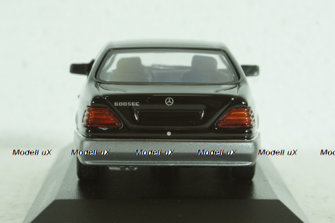 Mercedes 600 SEC C140 Coupe 1992, black, 943032603, Maxichamps 1:43