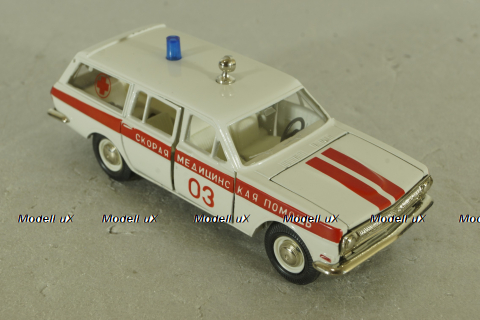 Газ-2402, скорая медицинская  помощь, июнь 1990г., Тантал/Радон 1:43