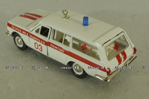 Газ-2402, скорая медицинская  помощь, июнь 1990г., Тантал/Радон 1:43