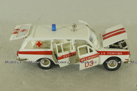 Газ-2402, скорая медицинская  помощь, июнь 1990г., Тантал/Радон 1:43