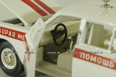 Газ-2402, скорая медицинская  помощь, июнь 1990г., Тантал/Радон 1:43