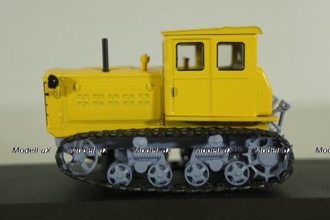 ДТ-54 трактор 1949, желтый, ТРАКТОРЫ история,люди,машины (Hachette) №2 1:43