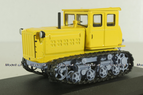 ДТ-54 трактор 1949, желтый, ТРАКТОРЫ история,люди,машины (Hachette) №2 1:43