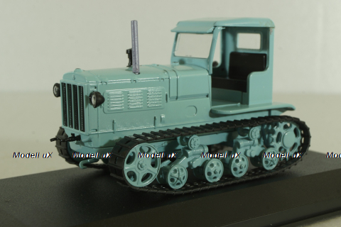 СХТЗ-НАТИ трактор 1937, голубой, ТРАКТОРЫ история,люди,машины (Hachette) №9 1:43