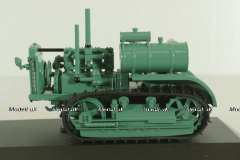 С-60 "Сталинец - 60" трактор 1933, зеленый, ТРАКТОРЫ история,люди,машины (Hachette) №76 1:43