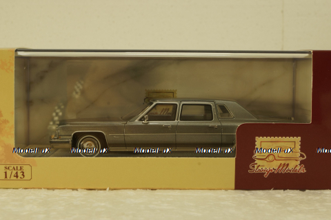 Cadillac Fleetwood 75 Limousine, Park Avenue Gray Poly, STM73102, Stamp Models 1:43