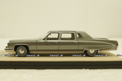 Cadillac Fleetwood 75 Limousine, Park Avenue Gray Poly, STM73102, Stamp Models 1:43