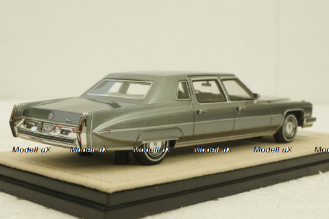 Cadillac Fleetwood 75 Limousine, Park Avenue Gray Poly, STM73102, Stamp Models 1:43