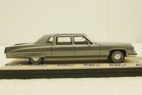 Cadillac Fleetwood 75 Limousine, Park Avenue Gray Poly, STM73102, Stamp Models 1:43
