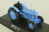 МТЗ-7 трактор 1959, синий, ТРАКТОРЫ история,люди,машины (Hachette) №74 1:43