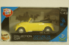 Volkswagen Beetle cabriolet yellow, Rik&Rok (Cararama) 1:43