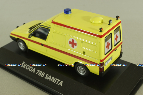 Skoda 788 Sanita 1999, KS099, KALEIDOSKOP SKODA #99 (DeAgostini) 1:43,