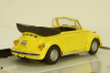 Volkswagen Beetle cabriolet yellow, Rik&Rok (Cararama) 1:43