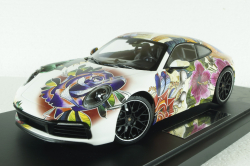 Porsche 911 Carrera 4S 2019, flower design, 155067329, Minichamps 1:18