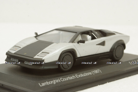 Lamborghini Countach Evoluzione 1987, grey, WhiteBox 1:43