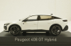 Peugeot 408 GT Hybrid 2023, white, 474812,  Norev 1:43