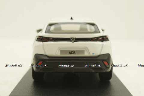 Peugeot 408 GT Hybrid 2023, white, 474812,  Norev 1:43
