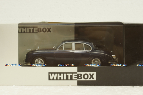 Jaguar MK II 1960 dark blue, WhiteBox 1:43