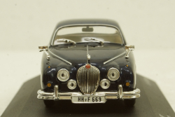 Jaguar MK II 1960 dark blue, WhiteBox 1:43