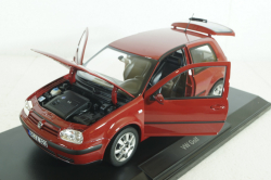 Volkswagen Golf 4 2002 Red, 188573, Norev 1:18