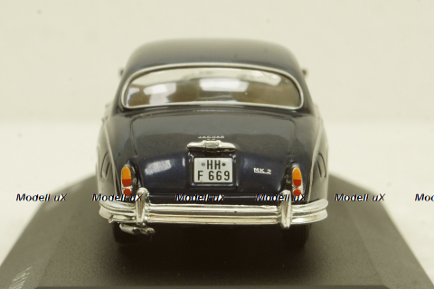Jaguar MK II 1960 dark blue, WhiteBox 1:43