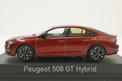 Peugeot 508 GT Hybrid 2023, elixir red, 475831,  Norev 1:43