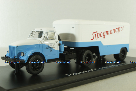ГАЗ-51П с полуприцепом ПАЗ-744, SSM1436, SSM 1:43