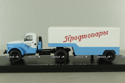 ГАЗ-51П с полуприцепом ПАЗ-744, SSM1436, SSM 1:43