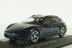 Porsche Taycan Cross Tourismo Turbo S 2021, blue metallic, 410069301, Minichamps 1:43