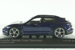 Porsche Taycan Cross Tourismo Turbo S 2021, blue metallic, 410069301, Minichamps 1:43