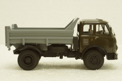 Маз-503А самосвал 1975 зеленый/серый, Н758, Наш Автопром 1:43