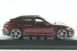Porsche Taycan Cross Tourismo Turbo S 2021, red metallic, 410069300, Minichamps 1:43