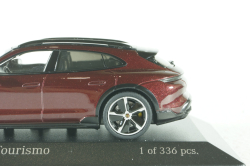 Porsche Taycan Cross Tourismo Turbo S 2021, red metallic, 410069300, Minichamps 1:43
