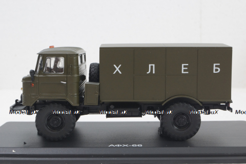 Газ-66 Автомобиль-фургон хлебный АФХ-66, 0077MP, Model Pro 1:43
