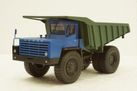 Белаз-548А карьерный самосвал, синий/зеленый, Н008, Наш Автопром 1:43