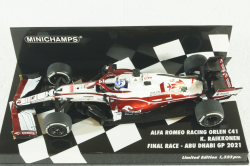 Alfa Romeo Racing Orlen C41 Antonio Giovinazzi Final Race  Abu Dhabi GP 2021, 417212399, Minichamps 1:43