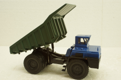 Белаз-548А карьерный самосвал, синий/зеленый, Н008, Наш Автопром 1:43