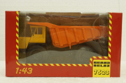 Белаз-7523 карьерный самосвал, желтый/орнжевый, Н009, Наш Автопром 1:43