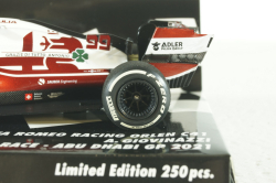 Alfa Romeo Racing Orlen C41 Kimi Raikkonenm Final Race  Abu Dhabi GP 2021, 417212307, Minichamps 1:43