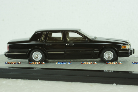 Lincoln Town Car 1996, black, GLM43102801, GLM 1:43