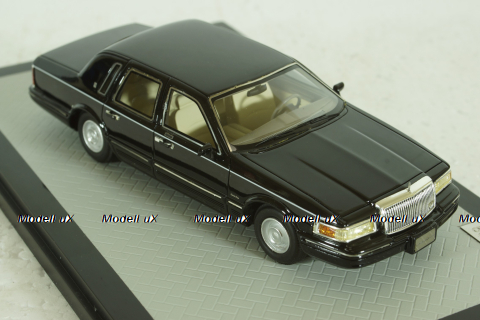 Lincoln Town Car 1996, black, GLM43102801, GLM 1:43