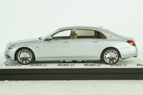 Mercedes-Maybach S600, (W222) 2016, S-Class, iridium silver, 420103, Almost Real 1:43