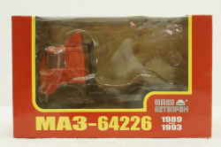 Маз-64226 тягач 1989 красный, Н710, Наш Автопром 1:43